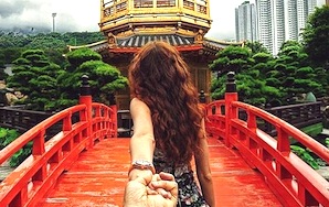 Girl Leads Boyfriend Around The Globe In Stunning Pics