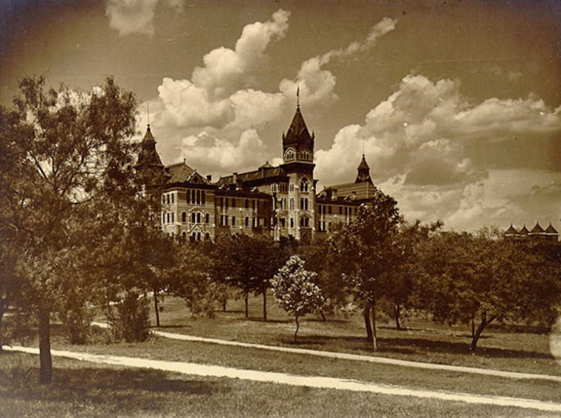 The Old Main Building at The University of Texas at Austin in 1903