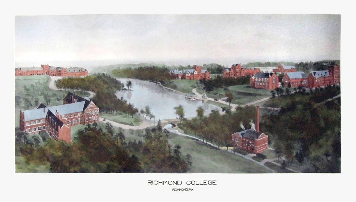 "Richmond College" in 1915, shortly after the transition to Richmond's West End. Rummell, Richard (1848-1924)