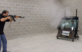 Watch This Guy Shoot At His Boss With With An AK-47