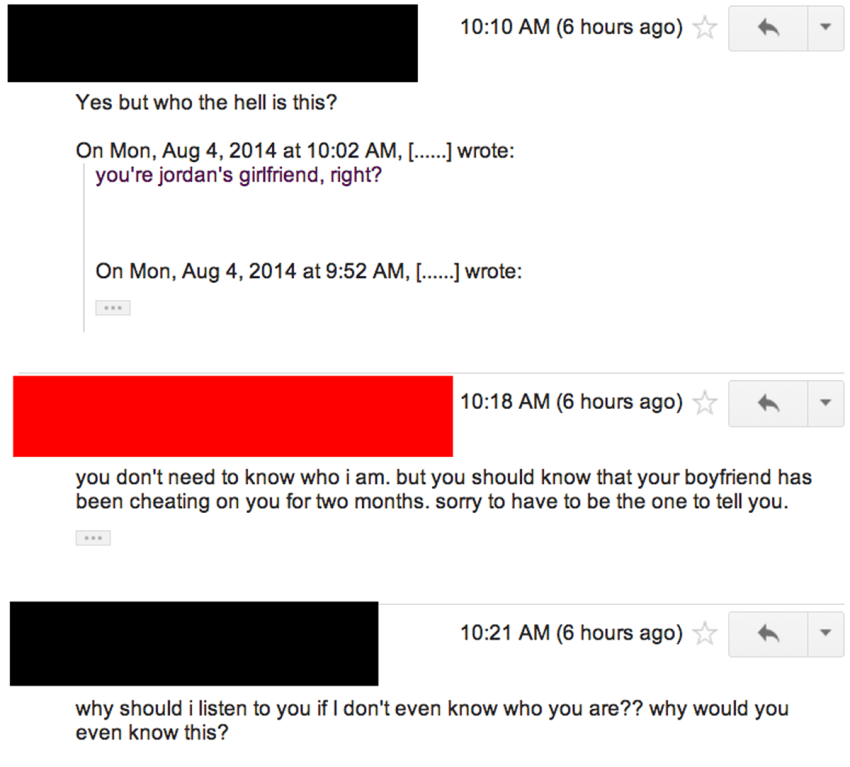 I Ruined A Relationship This Morning With One Email, And This Is The Conversation