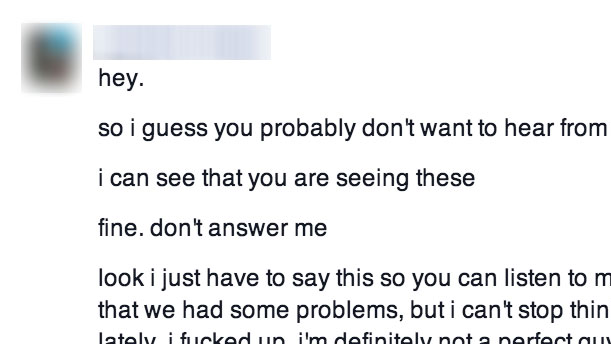 My Boyfriend Cheated On Me, And Then Sent Me This 6 Months Later