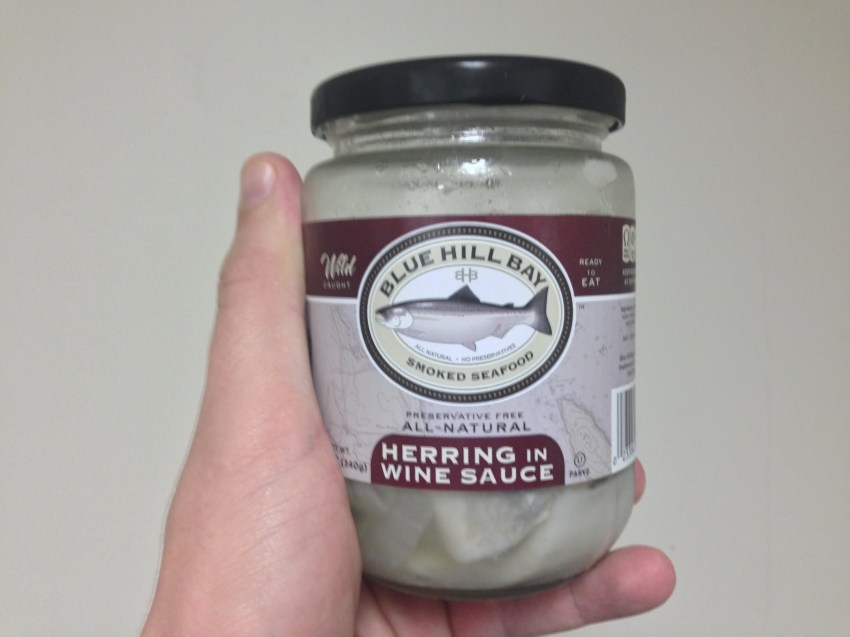 A Review Of This Jar Of Ready-To-Eat Pickled Herring In Wine Sauce