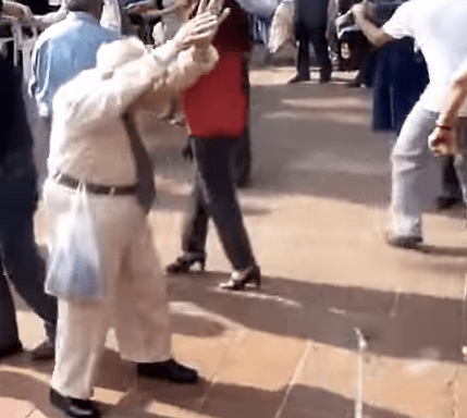 Watch This Old Man Dance And Turn Down For Nothing