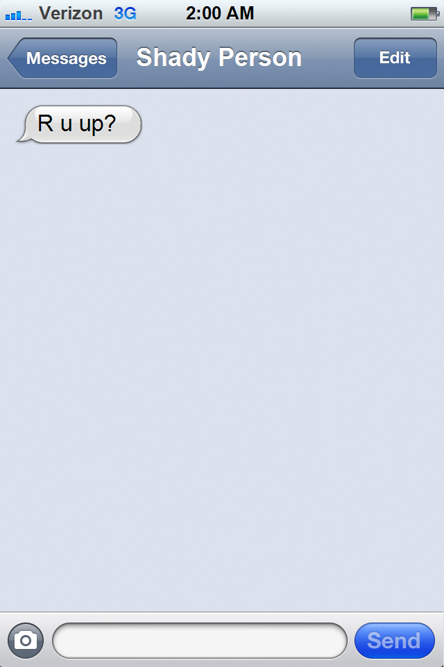 Classic Shady Booty Call Texts Every Girl Has Received At Least Once