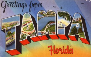 tampa postcard