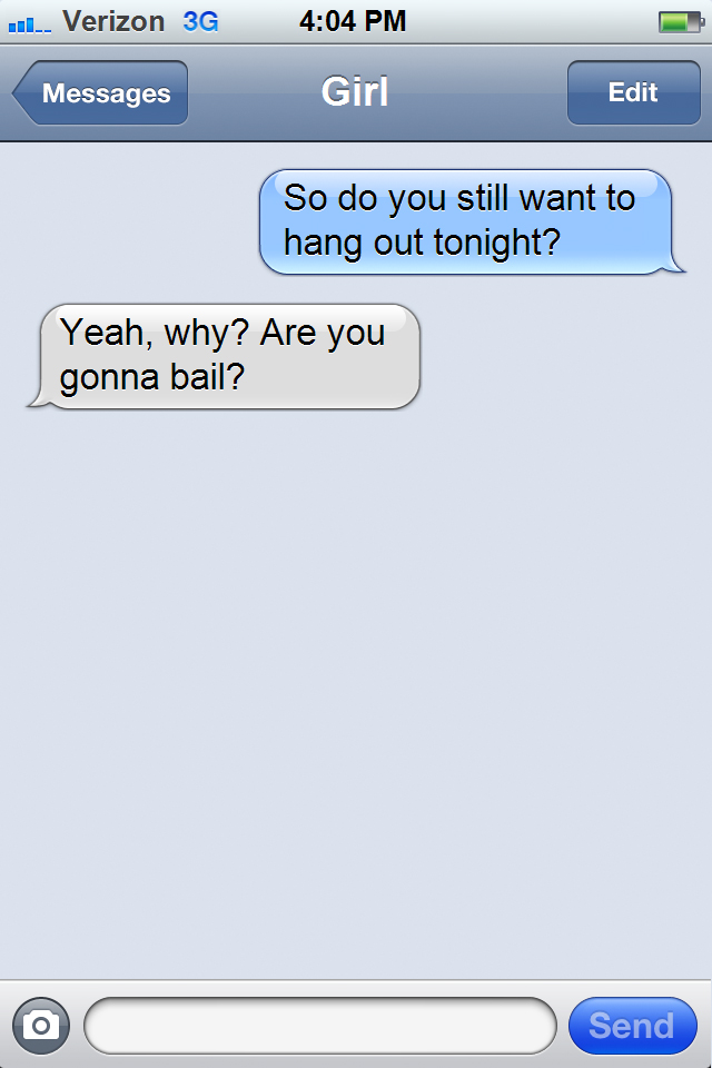 Texts Girls Send When They're Mad At You