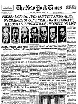 early march 1974 nyt watergate indictments