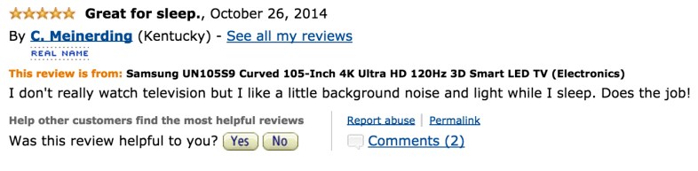 20 Hilarious Amazon Reviews Of The $119,999 Samsung TV