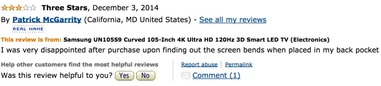 20 Hilarious Amazon Reviews Of The $119,999 Samsung TV