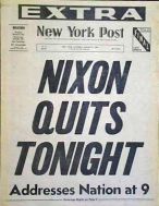 Early August 74 Aug 8 NY Post Nixon quits