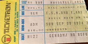 early sept 74 ticketron