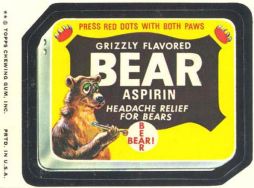 grizzly bear aspirin