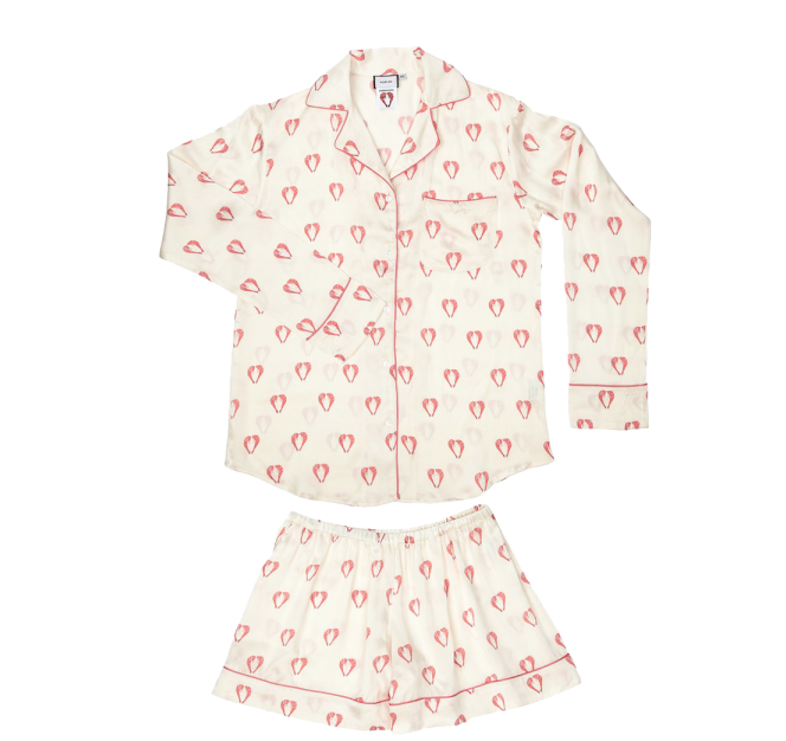 Shrimps x Poplin shrimpettes shorts set / Shrimps.co.uk.