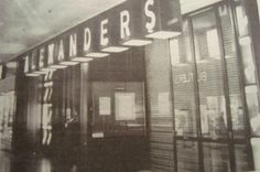 Alexander's entrance B&W