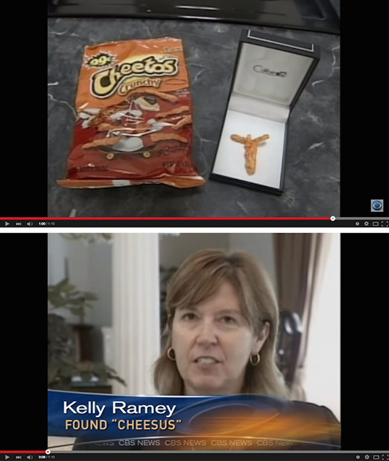 Kelly Rammy, who in 2008 says she found a Jesus icon in a bag of Cheetos.