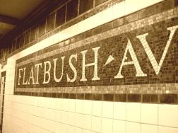 Flatbush Avenue subway sign