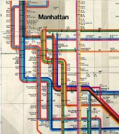 manhattan subwary map