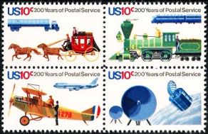 bicentennial of postal service