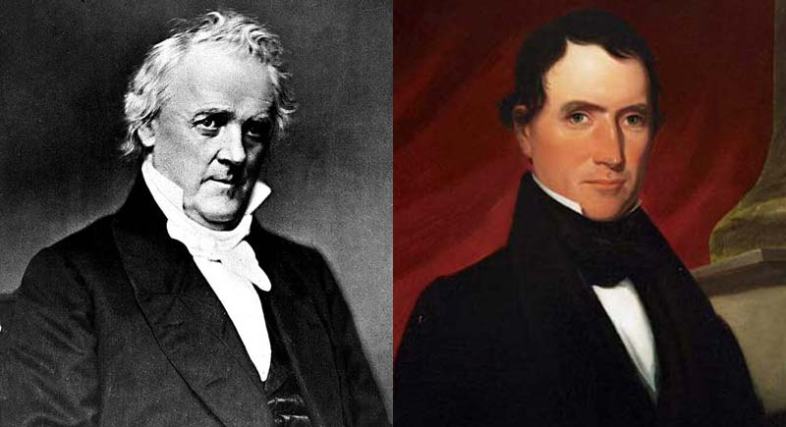 James Buchanan and Rufus King. (Wikimedia Commons)