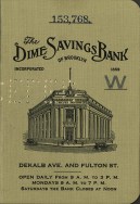 dime savings bank passbook