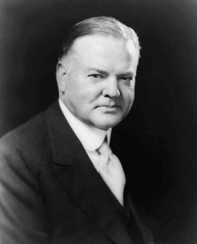 Herbert Hoover /// (Wikipedia) 