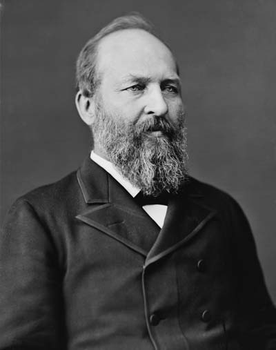 James Garfield /// (Wikipedia) 