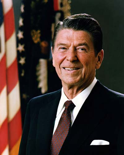 Ronald Reagan /// (Wikipedia) 