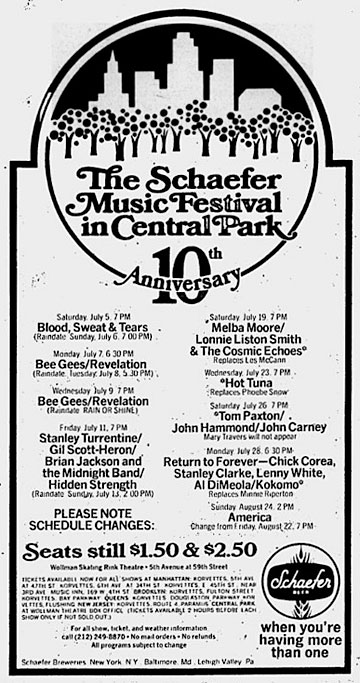 schaefer music festival poster