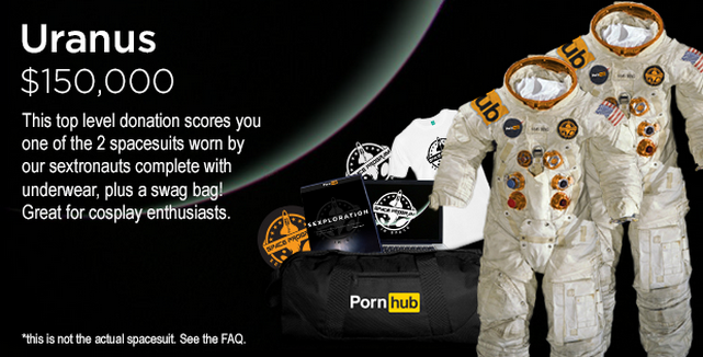 Indiegogo.com / Pornhub Space Program - SEXPLORATION