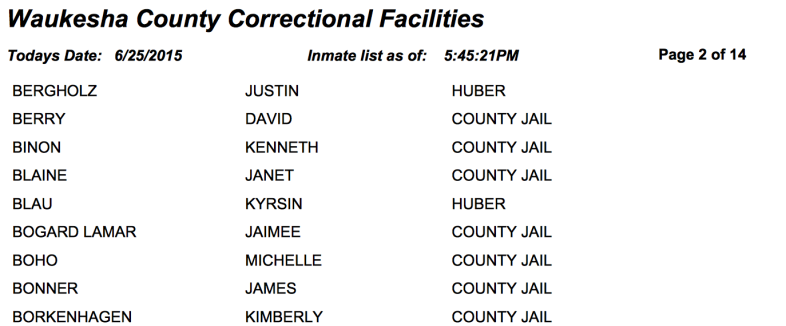 Waukesha County Correctional Facilities