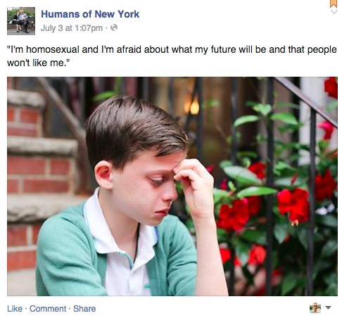 Facebook / Humans Of New York