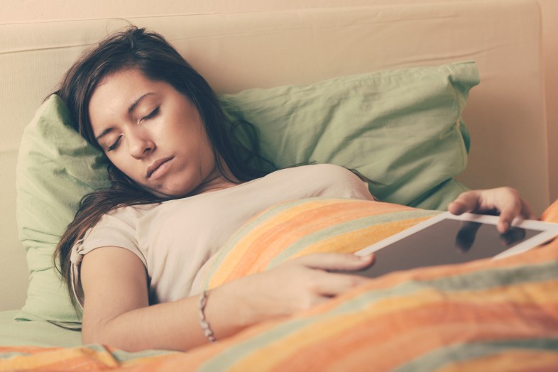 This sleep position is a mistake via Shutterstock