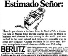 berlitz ad