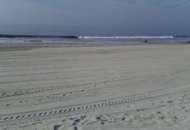 rockaway deserted beach