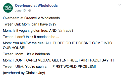 Facebook / Whole Foods