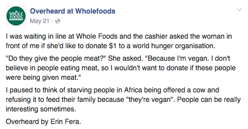 Facebook / Whole Foods