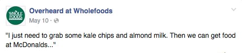 Facebook / Whole Foods