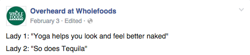 Facebook / Whole Foods