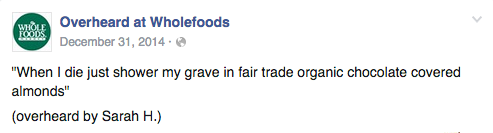 Facebook / Whole Foods