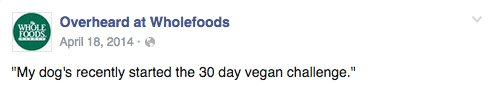 Facebook / Whole Foods