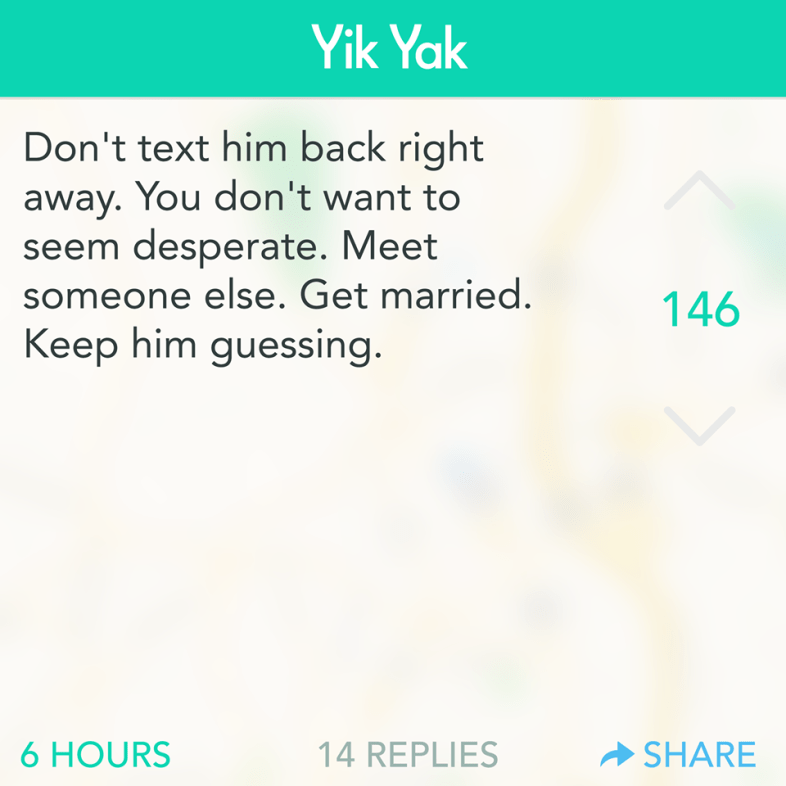 Facebook / Yik Yak