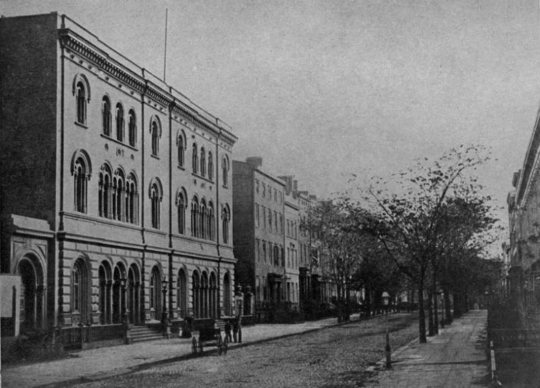 “The Astor Library Building "From a photograph probably taken about 1870”