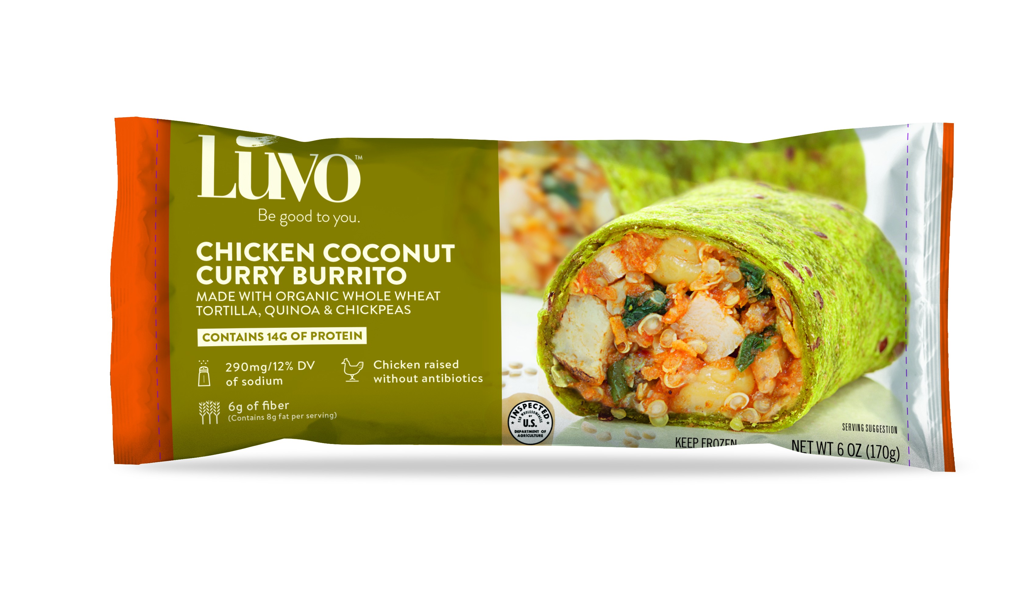 Luvo’s Chicken Coconut Curry Burrito