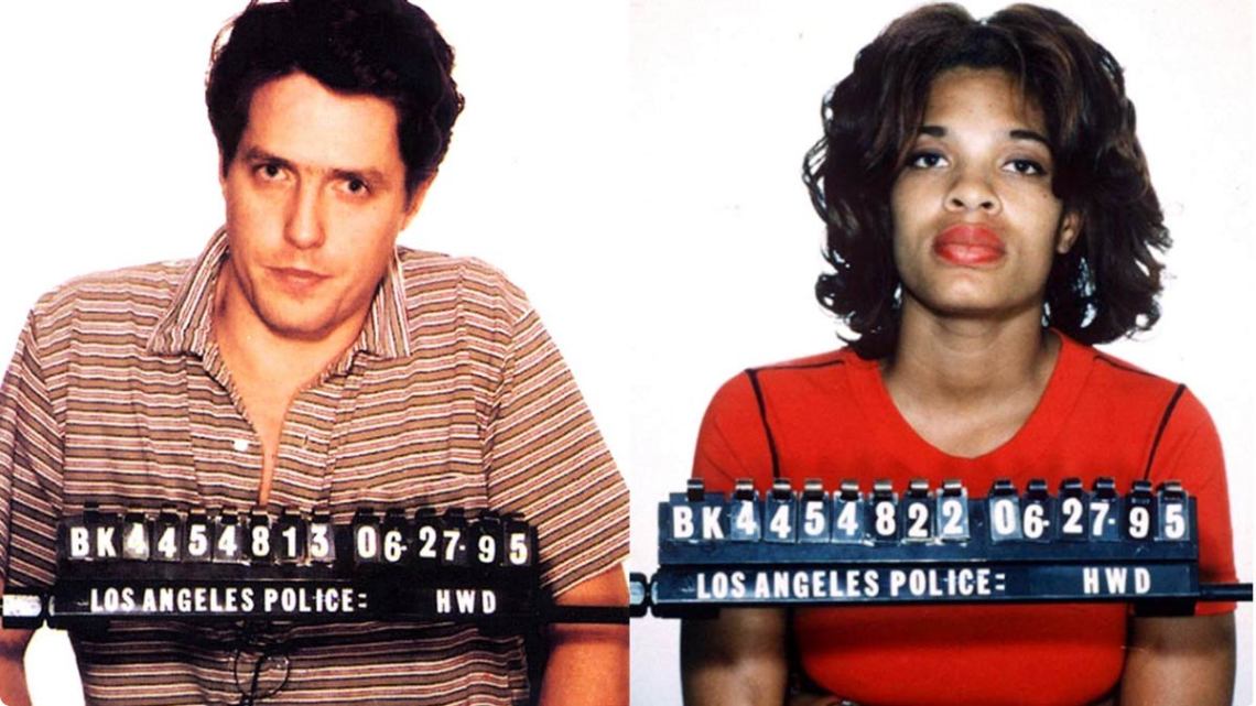 Hugh Grant and Divine Brown. (Los Angeles Police Department)