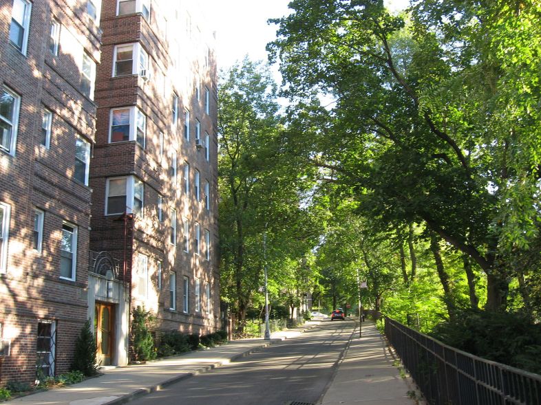 A street in Inwood, Manhattan