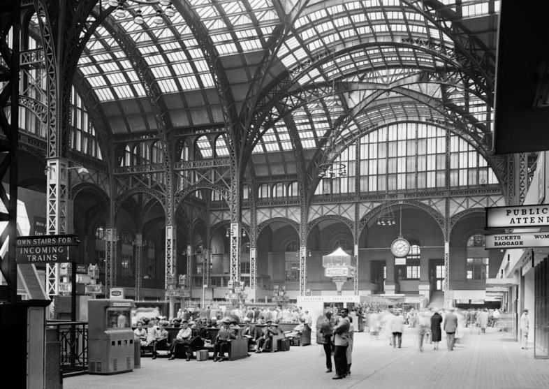 Pennsylvania Station (New York City), Main Concourse interior, 1962