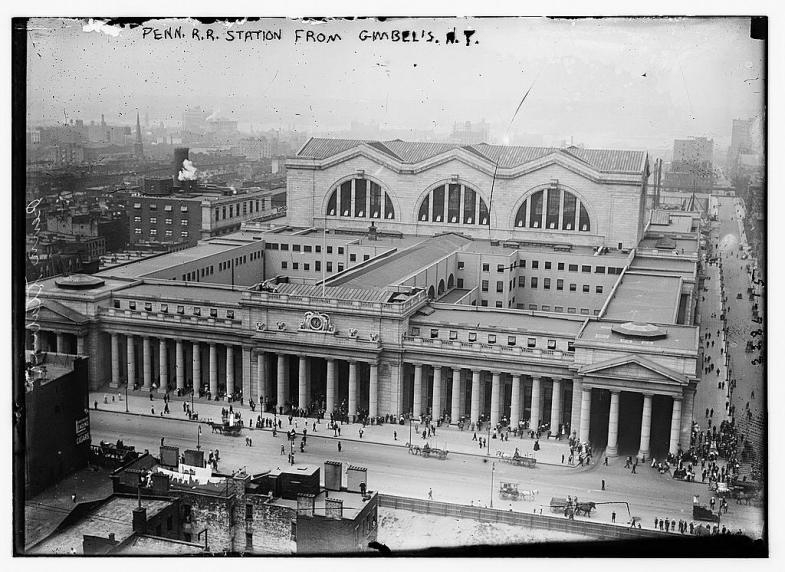 Penn. RR Station from Gimbel's N.Y. (LOC), 1911