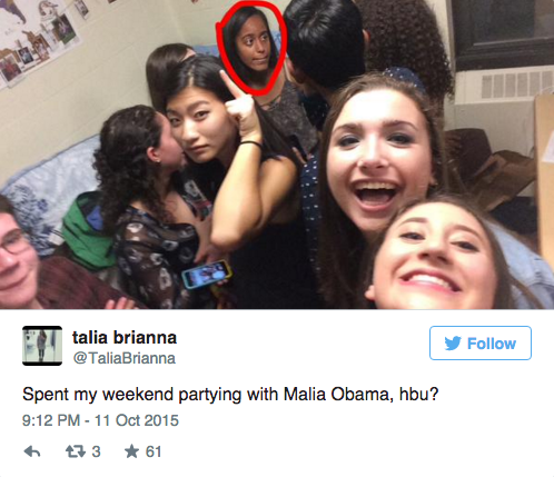 Brown University Students Go Nuts Posting Pictures Of Themselves ‘Partying’ With Malia Obama