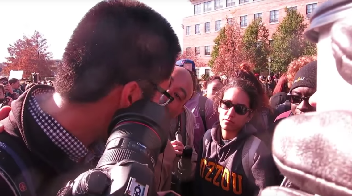 #ConcernedStudent1950 vs the media / Mark Schierbecker, Youtube